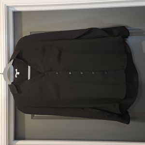Express Portofino Black Button Up Long Sleeve